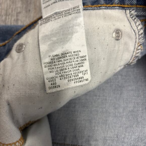 Vintage Y2k Levis 505 Bue Mens 36x29 Red Tab Regular‎ Straight Leg Denim Jeans - Picture 9 of 12